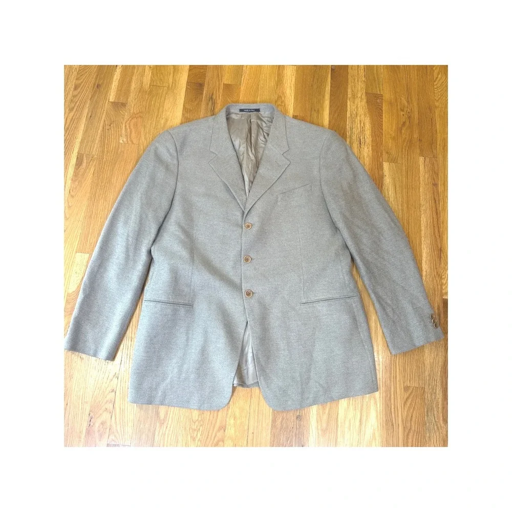 Armani Collezioni Blazer Sport Coat Italy Saks Mens Luxury 42R